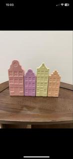 Decoratieve huisjes set - Pastelkleuren Woonaccessoires Anti, Ophalen of Verzenden