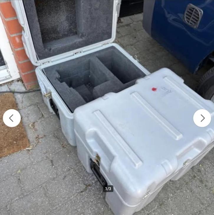 2 stuks Pelican Hardigg Cases Trolley Case Transportcase, Muziek en Instrumenten, Behuizingen en Koffers, Ophalen