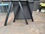Woood industriële tafelpoot 2-standen metaal, Ophalen, 50 tot 100 cm, 50 tot 100 cm, Metaal