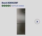 Bosch koelvries combinatie, Witgoed en Apparatuur, Ophalen, 200 liter of meer, Met aparte vriezer, 160 cm of meer