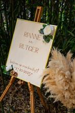 Welkomstbord, klassieke ezel, handgemaakte borden bruiloft, Ophalen, Zo goed als nieuw, Geboorte of Huwelijk