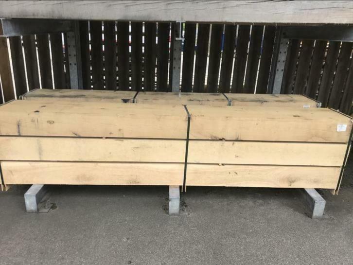 Eiken Balken | Palen | Planken | Eikenhout | Overkapping, Tuin en Terras, Palen, Balken en Planken, Nieuw, Balken, 250 cm of meer