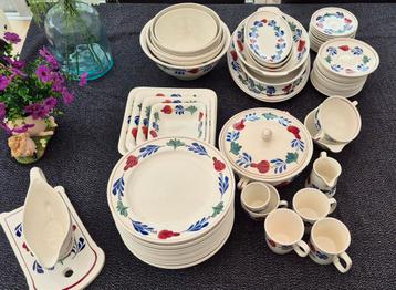 Boerenbont Servies - Grote Set beschikbaar voor biedingen