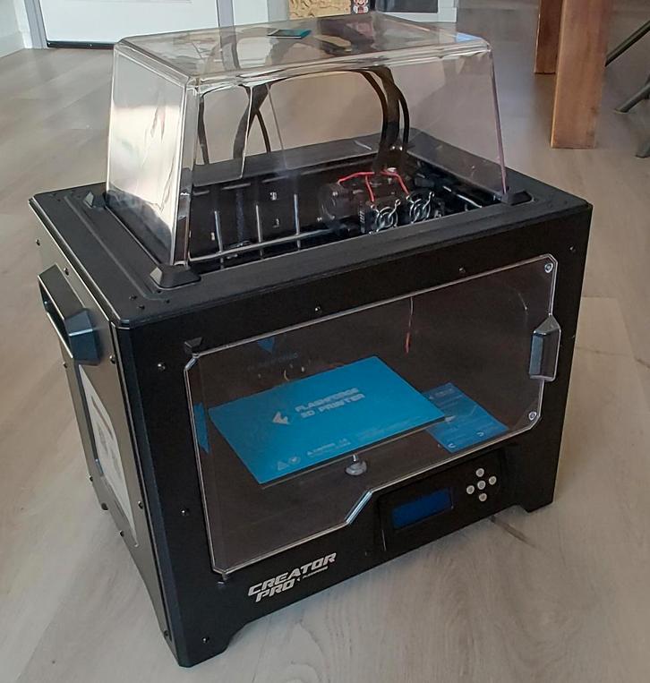 Flashforge Creator Pro Dual Nozzle 3D printer z.g.a.n., Computers en Software, 3D Printers, Zo goed als nieuw, Ophalen of Verzenden