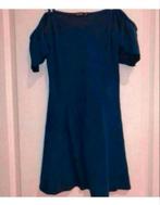 Jurk bershka maat s donkerblauw, Kleding | Dames, Maat 38/40 (M), Blauw, Zo goed als nieuw, Boven de knie
