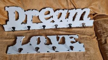 *NIEUW* LOVE & DREAM KAPSTOKKEN SET - 30,- EURO VASTE PRIJS  beschikbaar voor biedingen