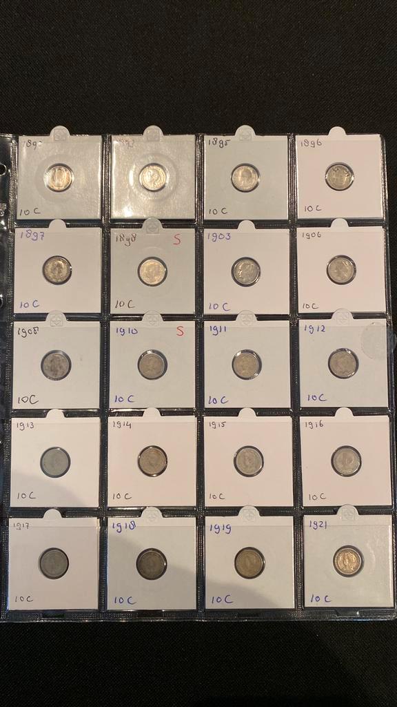 Zilveren 10 cent wilhelmina, Postzegels en Munten, Munten | Nederland, 10 cent, Koningin Wilhelmina, Zilver, Ophalen of Verzenden