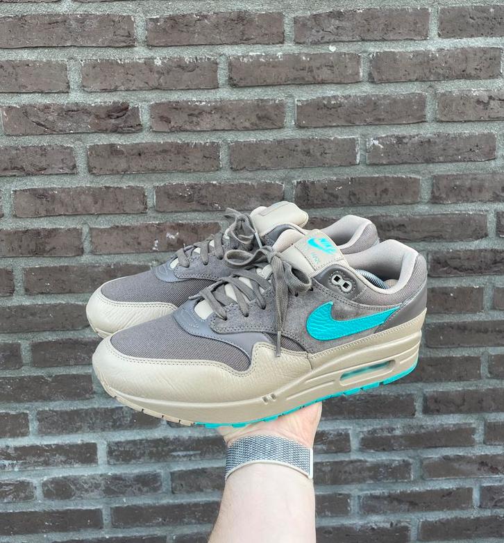 Nike Air Max 1 Premium Ridgerock, Kleding | Heren, Schoenen, Zo goed als nieuw, Sneakers of Gympen, Overige kleuren, Ophalen of Verzenden