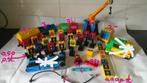 Duplo uitbreiding trein, wagons, Intelli, treinbrug., Ophalen of Verzenden, Zo goed als nieuw, Losse stenen, Duplo