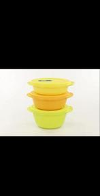 Tupperware Crystalwave Set - Klein, Huis en Inrichting, Keuken | Tupperware, Ophalen of Verzenden, Nieuw, Geel, Bak of Kom