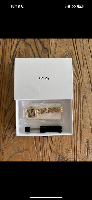 Kloudy Grealy goud horloge beschikbaar voor biedingen