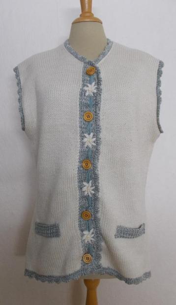 Noors/folkore edelweis gilet/vest! XL beschikbaar voor biedingen