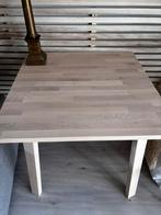 Vierkante eettafel voor kleine ruimte, 50 tot 100 cm, Ophalen of Verzenden, Zo goed als nieuw, Vier personen