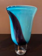 Mooie Swirl Murano vaas, Gebruikt, Overige kleuren, Verzenden, Glas