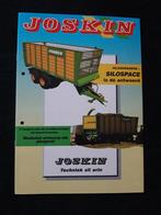 Tractor folder Joskin SILOSPACE, Boeken, Catalogussen en Folders, Ophalen of Verzenden, Zo goed als nieuw