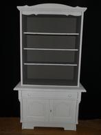 Kast gerestyled in krijtverf en licht doorgeschuurd, Ophalen, Gebruikt, Eikenhout, 50 tot 100 cm