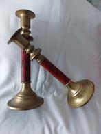 Kandelaars vintage messing, Ophalen of Verzenden, Zo goed als nieuw