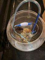 Grote vissen kom bijna 45cm hoog. Met pomp en grind., Dieren en Toebehoren, Vissen | Aquaria en Toebehoren, Ophalen, Zo goed als nieuw