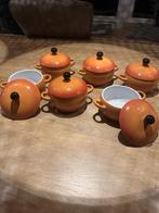 6 stoofpannetjes, Huis en Inrichting, Ophalen, Zo goed als nieuw, Overige materialen, Overige typen