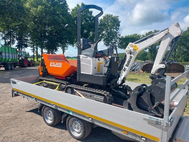 TE HUUR. Rupsdumper en Minikraan., Diensten en Vakmensen, Verhuur | Gereedschap en Machines