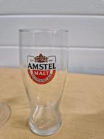 amstel glazen vintage 2x, Ophalen of Verzenden