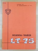 Scania LT75 Handleiding Instructieboek 1960 Torpedo Neus LT, Ophalen of Verzenden