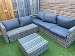 Tuinmeubel + bijzettafel zgan, Tuin en Terras, Tuinsets en Loungesets, Ophalen, 4 zitplaatsen, Gebruikt, Loungeset