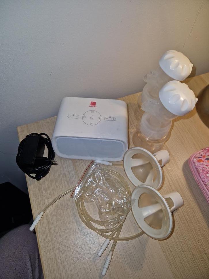 Horigen Dubbelzijdige kolf inclusief tas, Kinderen en Baby's, Babyvoeding en Toebehoren, Gebruikt, Borstkolf, Ophalen