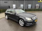 Mercedes-Benz C-klasse 200 AMG AUTOMAAT PANORAMADAK LEER NAV, Auto's, Mercedes-Benz, Automaat, Euro 5, Achterwielaandrijving, Beige