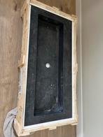 Nieuwe Hardstenen Wasbak - 100x46x5 cm - Antraciet, Ophalen, 100 tot 150 cm, Nieuw, Minder dan 100 cm