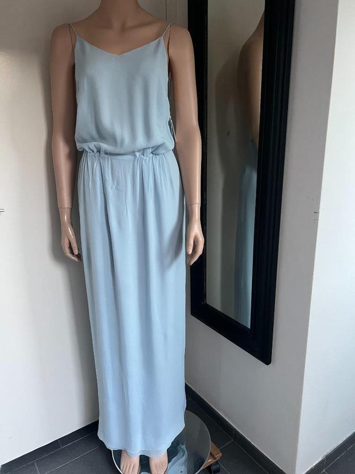 SAMSOE SAMSOE supermooie jurk MAAT XS-S NIEUW MET LABEL, Kleding | Dames, Jurken, Nieuw, Maat 36 (S), Blauw, Onder de knie, Ophalen of Verzenden