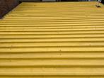 Damwand dakplaten 7 stuks van 1*6 meter geel, gebruikt, Doe-het-zelf en Verbouw, Platen en Panelen, Ophalen, Gebruikt, Overige materialen