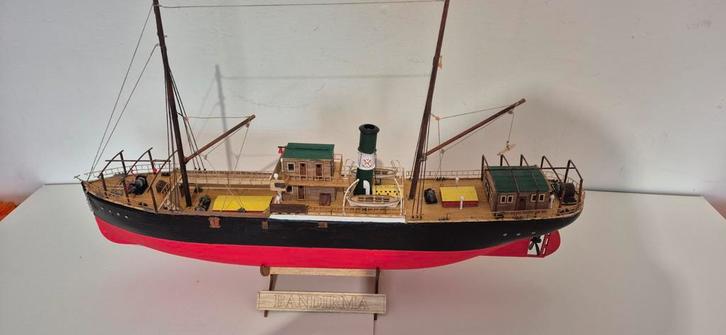 Modelboot Bandirma - Gedetailleerd en Handgemaakt, Hobby en Vrije tijd, Modelbouw | Boten en Schepen, Gebruikt, 1:50 tot 1:200