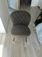 Fauteuil antraciet, Ophalen, 75 tot 100 cm, Zo goed als nieuw, Stof
