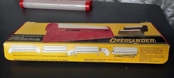 Overlander Vintage Kampeerlamp 12V, Caravans en Kamperen, Kampeeraccessoires, Ophalen of Verzenden