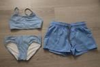 IZGS 2 delige bikini H&M Protest blauw 134 140, Protest, Meisje, Sport- of Zwemkleding, Ophalen of Verzenden