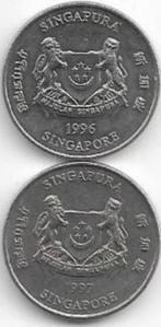 20  cent  div. jaren  Singapoer. km. 101 ( 0,30 p. st. ), Ophalen of Verzenden, Zuidoost-Azië, Losse munt