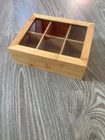 theedoos (6 vakken), Ophalen of Verzenden, Zo goed als nieuw