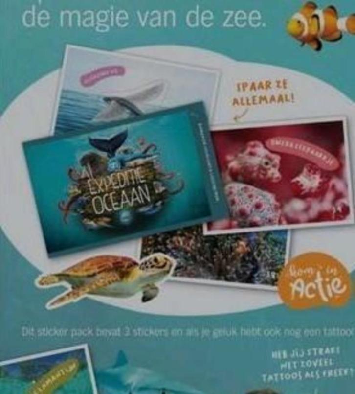 Ah expeditie oceaanplaatjes, Verzamelen, Supermarktacties, Albert Heijn, Ophalen of Verzenden