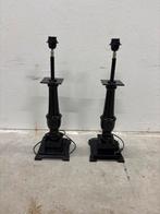 Zwarte Lampenstandaard Set, Huis en Inrichting, Ophalen, Zo goed als nieuw, Metaal, Minder dan 100 cm