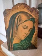 Maria icoon houten paneel, Ophalen of Verzenden