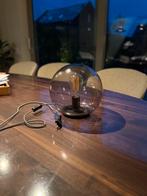Glazen Bol Tafellamp - Moderne Stijl, Huis en Inrichting, Lampen | Tafellampen, Ophalen of Verzenden, Zo goed als nieuw, Glas
