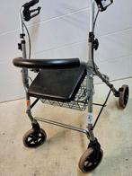 Rollator met mandje lichtgewicht, Ophalen, Opvouwbaar, Zo goed als nieuw