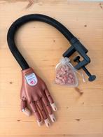 Nailtrainer met oefennagels, Sieraden, Tassen en Uiterlijk, Uiterlijk | Cosmetica en Make-up, Bruin, Ophalen of Verzenden, Zo goed als nieuw