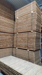 Te Koop :  Houten Vlonders gesloten 268 x 110 cm., Ophalen of Verzenden