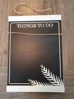 Memo Krijtbord "Things to do" 35 x 25.5cm, Ophalen of Verzenden, Zo goed als nieuw, Krijtbord