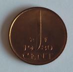 Nederland munt 1 cent 1980, volgnr 16, Postzegels en Munten, Munten | Nederland, Ophalen of Verzenden, Koningin Juliana, 10 cent