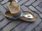 GRATIS VERZENDEN ZILVEREN GIZEH BIRKENSTOCKS MT 39, Slippers, Overige kleuren, Verzenden, Nieuw