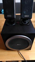 Speedlink subwoofer en twee tweeters, Ophalen of Verzenden, Zo goed als nieuw