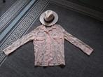 Mooie kanten blouse, Kleding | Dames, Blouses en Tunieken, Ophalen of Verzenden, Zo goed als nieuw, Maat 38/40 (M), Roze